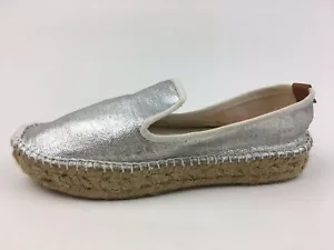Alpargatas deslizantes de tela para mujer Coolway talla 40 EUR, plata 2580 - Imagen 1 de 7
