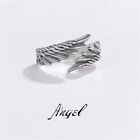 Romantic Lover Gothic Punk Adjustable Hip Hop Angel Demon Wing Couple Rings