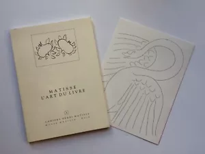 "Henri MATISSE: The Art of the Book" Catalogue du Musée Matisse de Nice, 1986 - Picture 1 of 2