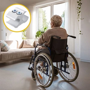 Soporte de bastón para accesorios de silla de ruedas de 2 piezas para caminante abrazaderas de tubo convenientes - Imagen 1 de 12