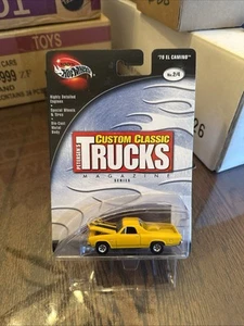 Hot Wheels Custom Classic Trucks Magazine Series '70 El Camino Yellow 1:64 NISP - Picture 1 of 6