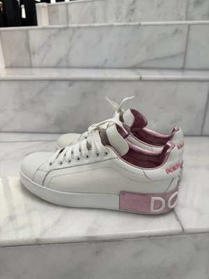 Dolce & Gabbana Portofino Bicolor Logo Sneakers - Image 1 of 4