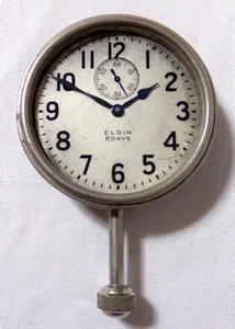 Antique Elgin 8-Day Car Clock - Picture 1 of 4