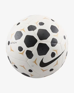PELOTA DE FÚTBOL DE ENTRENAMIENTO NIKE ACADEMY TALLA 5 DESINFLADA BLANCA/NEGRA DORADA HV6249-100 - Imagen 1 de 10
