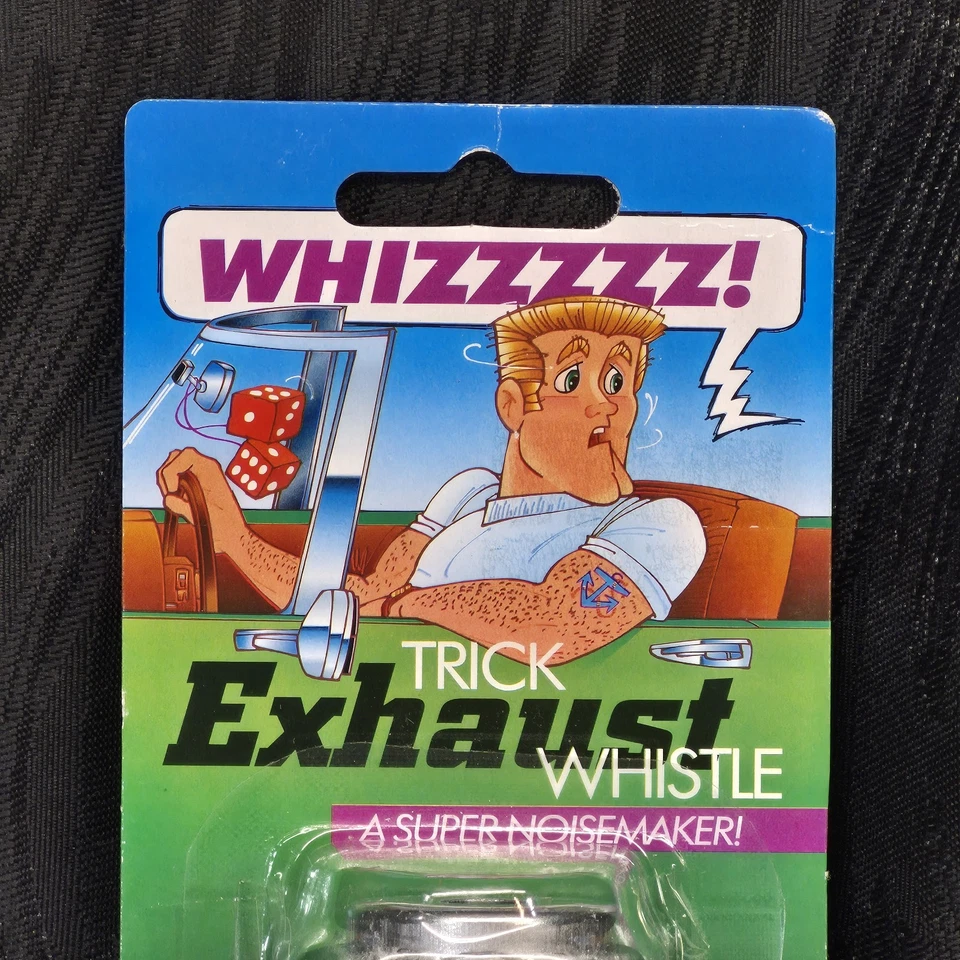 Divertido silbato de escape de coche tubo de cola broma automático práctico silenciador mordaza de ruido  Foto 1 de 4
