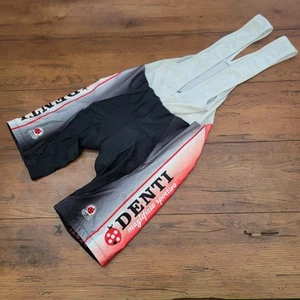 Denti Womens 4 Cycling Bibshorts Italy 8" 16" (7/10) Vintage Maglificio Sportivo - Picture 1 of 14