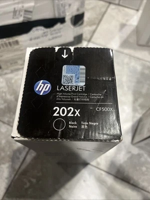 HP Laserjet 202X CF500X High Volume Black Toner Cartridge - New In Box - Image 1 of 3