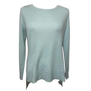 Maglione maglia Eileen Fisher verde schiuma di mare donna tg PP 100% lana merino - Foto 1 di 8