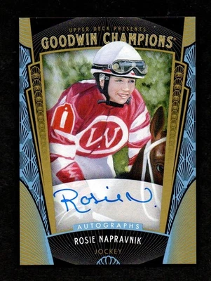 2015 Goodwin Champions Autograph Memorabilia ROSIE NAPRAVNIK Horse Race Jockey - Image 1 of 4