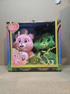Care Bears x Wicked 2-Pack Glinda Elphaba Bear Limited Edition On Hand - Picture 1 of 4