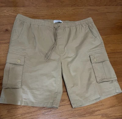 Pantalones cortos Arizona Jean Co Flex Cargo Jogger caqui para hombre 2XLT Foto 1 de 4