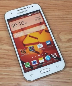 Smartphone Samsung Galaxy Prevail LTE blanc style écran factice téléphone - Photo 1 sur 3