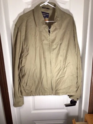 Vintage Dockers Stain Defender Windbreaker Bomber Jacket XL Men - Image 1 of 4