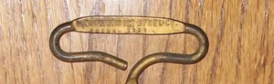 OLD ICE TONGS CONSUMERS ICE & FUEL COMPANY CITY PRODUCTS NEW CASTLE INDIANA OHIO - Picture 1 of 6