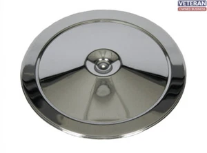 Tapa limpiador de aire triple cromo elemento abierto 66-69 Chevelle El Camino 67-69 Camaro - Imagen 1 de 1
