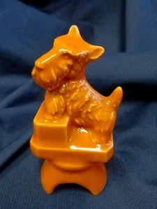 Boyd Art Vidrio Cerámica Pastel Bird Vent Scotty Dog Raro Naranja Compañía ahora cerrado - Imagen 1 de 7