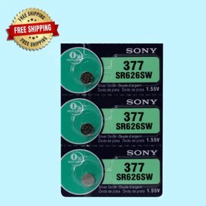 Sony 377 SR626SW Watch Battery (Exp 10/2030 ) 3Pc - Picture 1 of 2