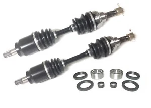 Front CV Axle Pair with Wheel Bearing Kits for Honda Foreman 450 4x4 1998-2004 - Picture 1 of 5