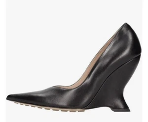 Bottega Veneta Nappa Leather Wedge Size 37 ***Never Worn*** - Picture 1 of 5