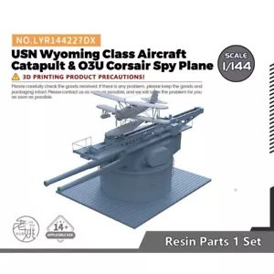 Yao's Studio 1/144 USN Wyoming Class Aircraft Catapult & O3U Corsair Spy plane - Picture 1 of 4