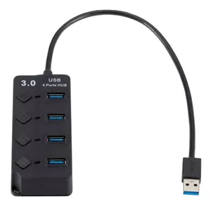 USB Hub 3.0 4 Port USB-Hubs USB Splitter Mini USB Verteiler Desktop Xbox PC A74 - Bild 1 von 2