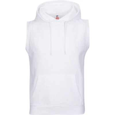 Sudadera con capucha de entrenamiento para hombre sin mangas muscular camiseta sin mangas gimnasio pulóver sudadera con capucha Foto 1 de 4