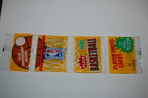 1990-91 Fleer Basketball Rack Pack-Sealed-Larry Bird All Star Sticker Back - Picture 1 of 2