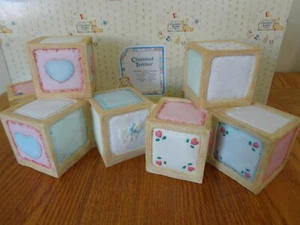 1992 Cherished Teddies CRT004 Building Blocks Display Stand Shelf Bears n Friend - Picture 1 of 9