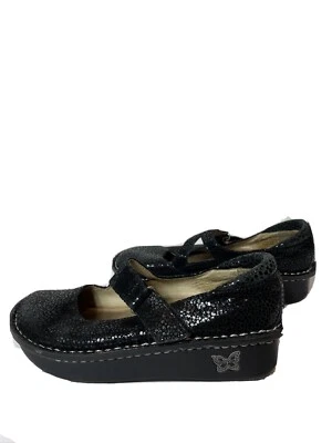 Sapato Alegria Day-561 preto camurça Mary Jane tamanho 36 - Imagem 1 de 4