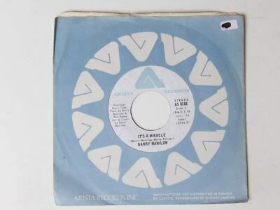 Barry Manilow:  It's A Miracle   1975  Canadian  7" - Image 1 of 3