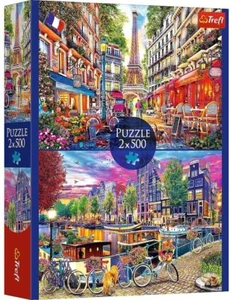 NEW Trefl Jigsaw Puzzle 2 x 500 Pieces 37496 European Capitals - Imagen 1 de 3