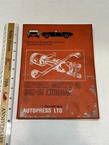 Chevrolet Corvette V8 1965-1971 Autobook Manual de taller Autopresión Kenneth Ball - Imagen 1 de 8
