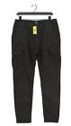 Superdry Women's Trousers W 30 in Grey Cotton with Elastane Straight Cargo