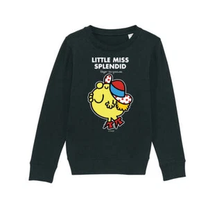 Mr Men Sweatshirt Little Miss Splendid Long Sleeve Kids Unisex Jumper Pullover - Picture 1 of 16