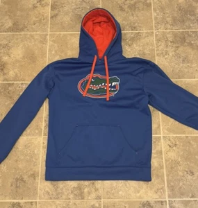 Majestic Section 101 Florida Gators Hoodie Sweatshirt Mens Medium Blue Hooded - Picture 1 of 6