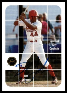 2001 Just Minors Ben Johnson Auto Johnson City Cardinals #BA-25 Card Signed - Picture 1 of 2