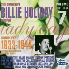BILLIE HOLIDAY The Definitive Billie Holiday Edition: Complete 1933-1944;Ma (CD)