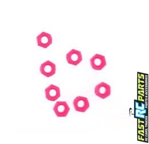 Works for Competition Neon pink 2.6mm lock nut PLN2602 - Picture 1 of 1