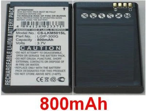 BATTERIE 800mAh Type LGIP-300G For LG Scarlet II, GM600, Momo Design KG501 KM501 - Photo 1 sur 1