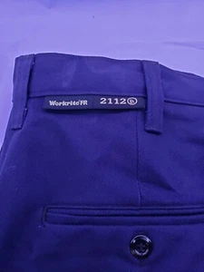 Workrite® FR High Visibility Work Pants With Reflective Tape, W260069 Blue 38X - Picture 1 of 12