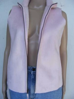 Chaleco Sherpa Lands End Piel de Oveja L 14 Chaqueta Sin Mangas Imitación Gamuza Acogedor Cálido NUEVO Foto 1 de 4
