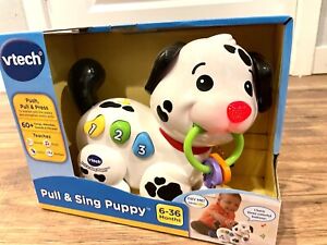 VTech Pull and Sing Educational Puppy Toy Touch and Flashlight Toddlers Baby