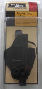Uncle Mikes 7015-0 Sidekick Ambidextrous Hip Holster Fits 3-3/4"-4-1/2" - Picture 1 of 2