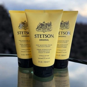 Stetson Men’s Original Face & Beard Deep Moisture Cream – 3 Pack Lot (5 oz each) - Picture 1 of 1