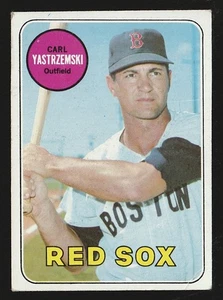 1969 Topps #130 Carl Yastrzemski Boston Red Sox HOF - Picture 1 of 2