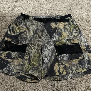 Mossy Oak Break-up Shorts Men XL Camo Cargo Athletic Lightweight Gym Mesh - Picture 1 of 7