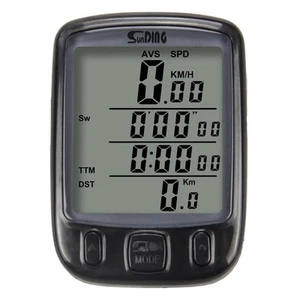 Compact Wired Bicycle Odometer with Max Speed and Average Speed Tracking - Picture 1 of 12