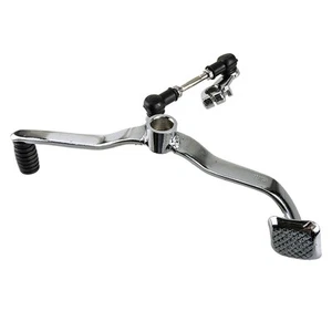 Motorcycle Bike Gear Shift Lever Shifter Pedal Assembly Foot Rest Bracket Metal - Imagen 1 de 6