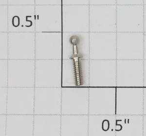 Lionel 700E-70 Nickel Handrail Stanchion with Hole-No Nut (12) - Picture 1 of 1