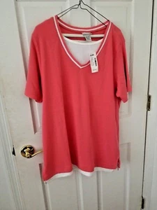 Fashion Bug 18/20 maglione donna 0range maglia a costine misto cotone - Foto 1 di 3